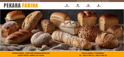 PEKARA FARINA TEL: +382 67 000 151